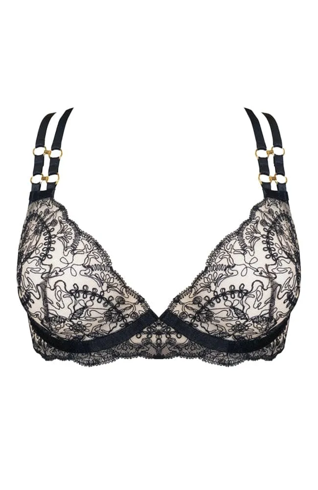 Cymatic Plunge Wire Bra