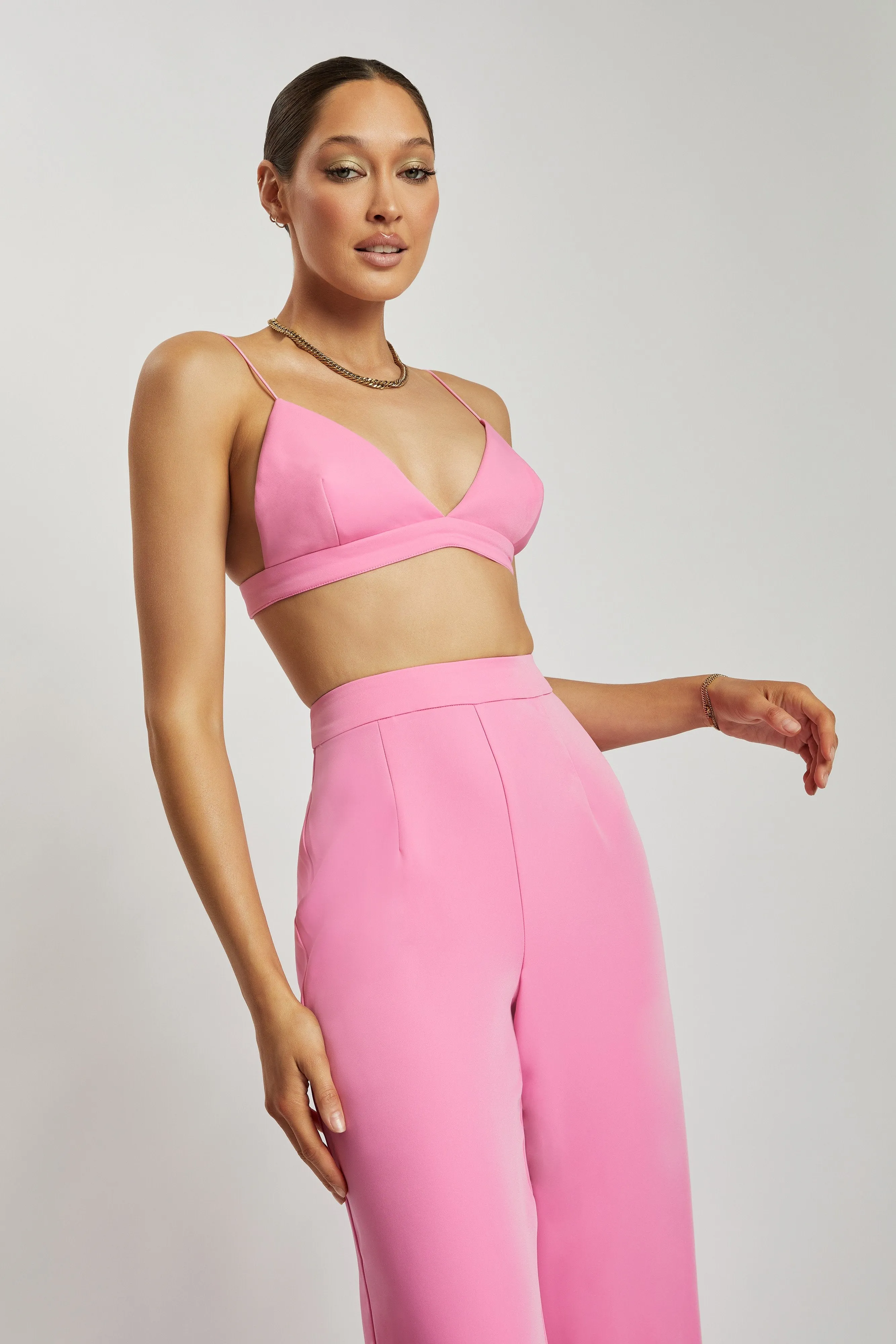 Cynthia Triangle Bralette - Pink