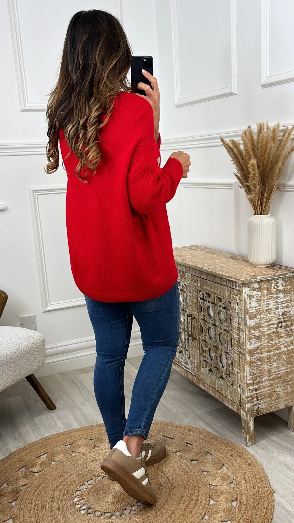 Dolores Red ROCK Sweater