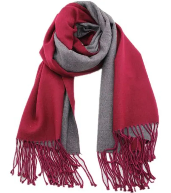 Double Sided Scarf Watermelon Grey