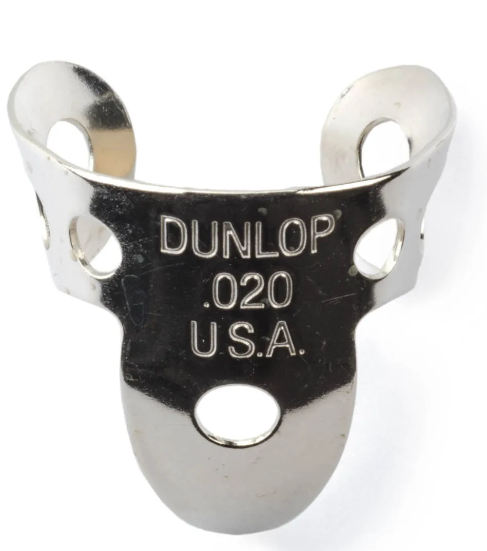 DUNLOP NICKEL SILVER FINGERPICKS .020 IN