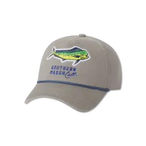 Ensenada Rope Hat - Mahi Mahi Patch