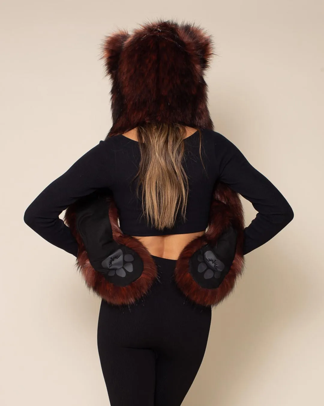 Ethiopian Red Wolf Collector Edition Faux Fur Hood | Women's