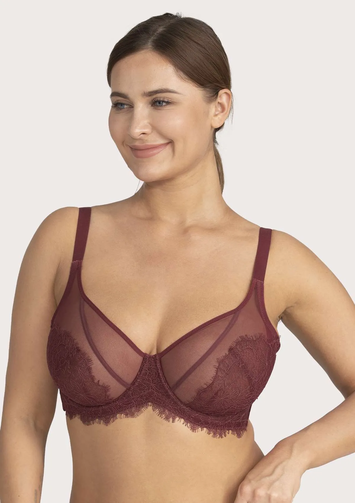 Eyelash Lace Underwire Bra