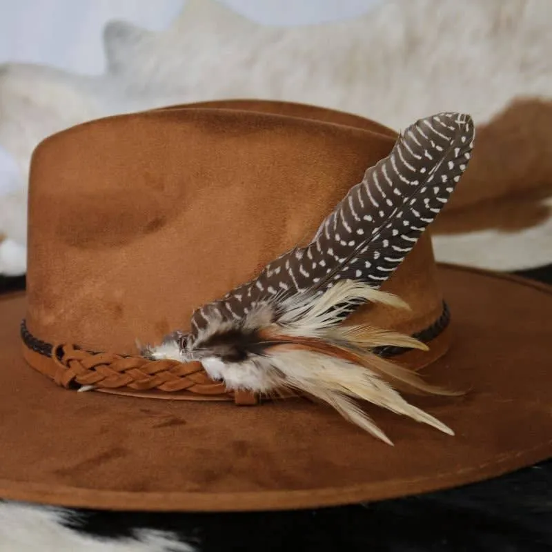 Feather Hat Accent - Vagabond - Western Hat Accessories