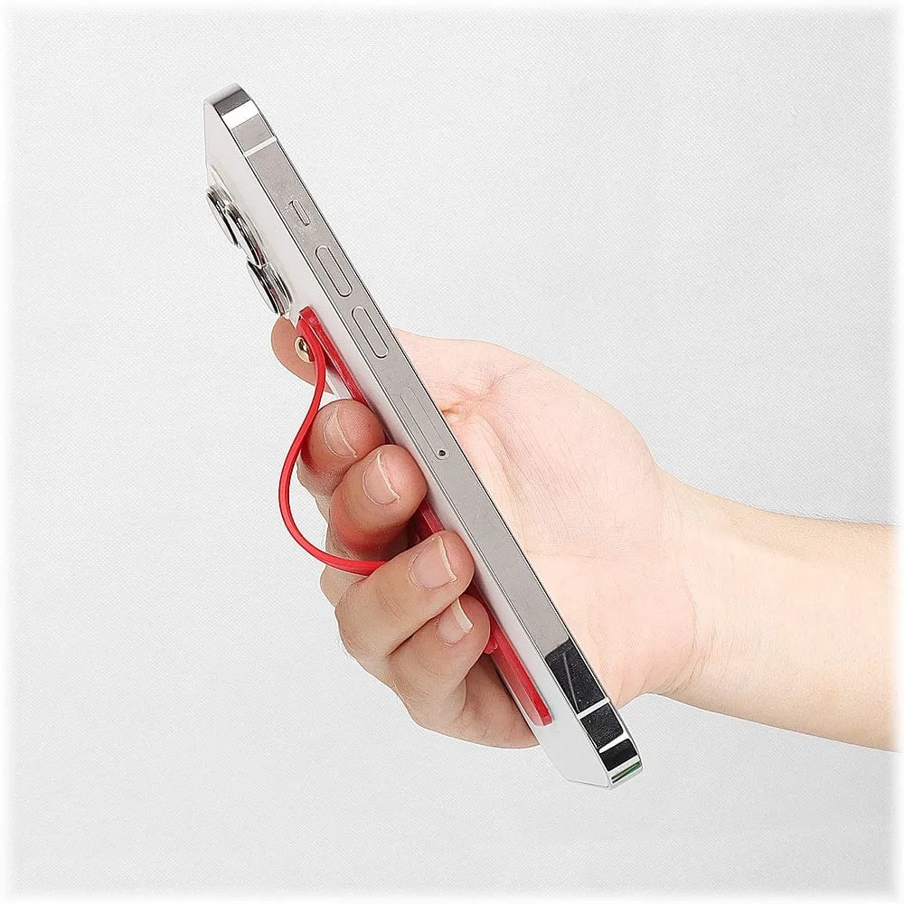 FingerGrip Cell Phone Grip for Most Cell Phones - Red