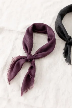 Flaxen Scarf in Deep Plum