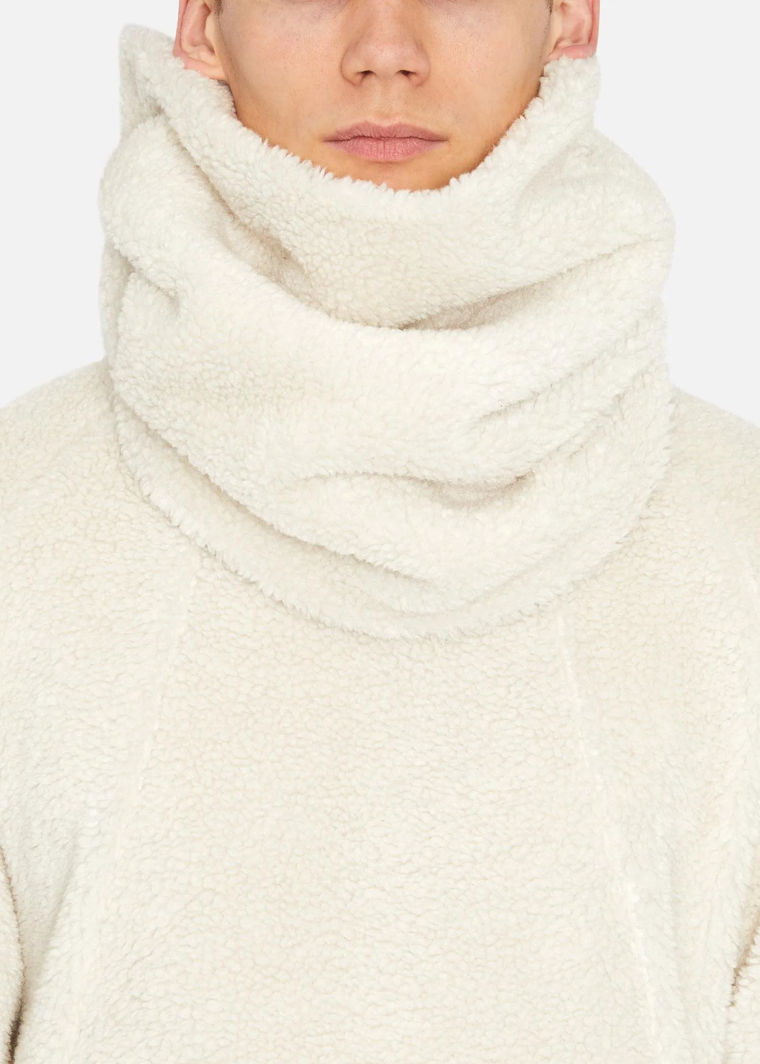 FLEECE SNOOD OFF WHITE