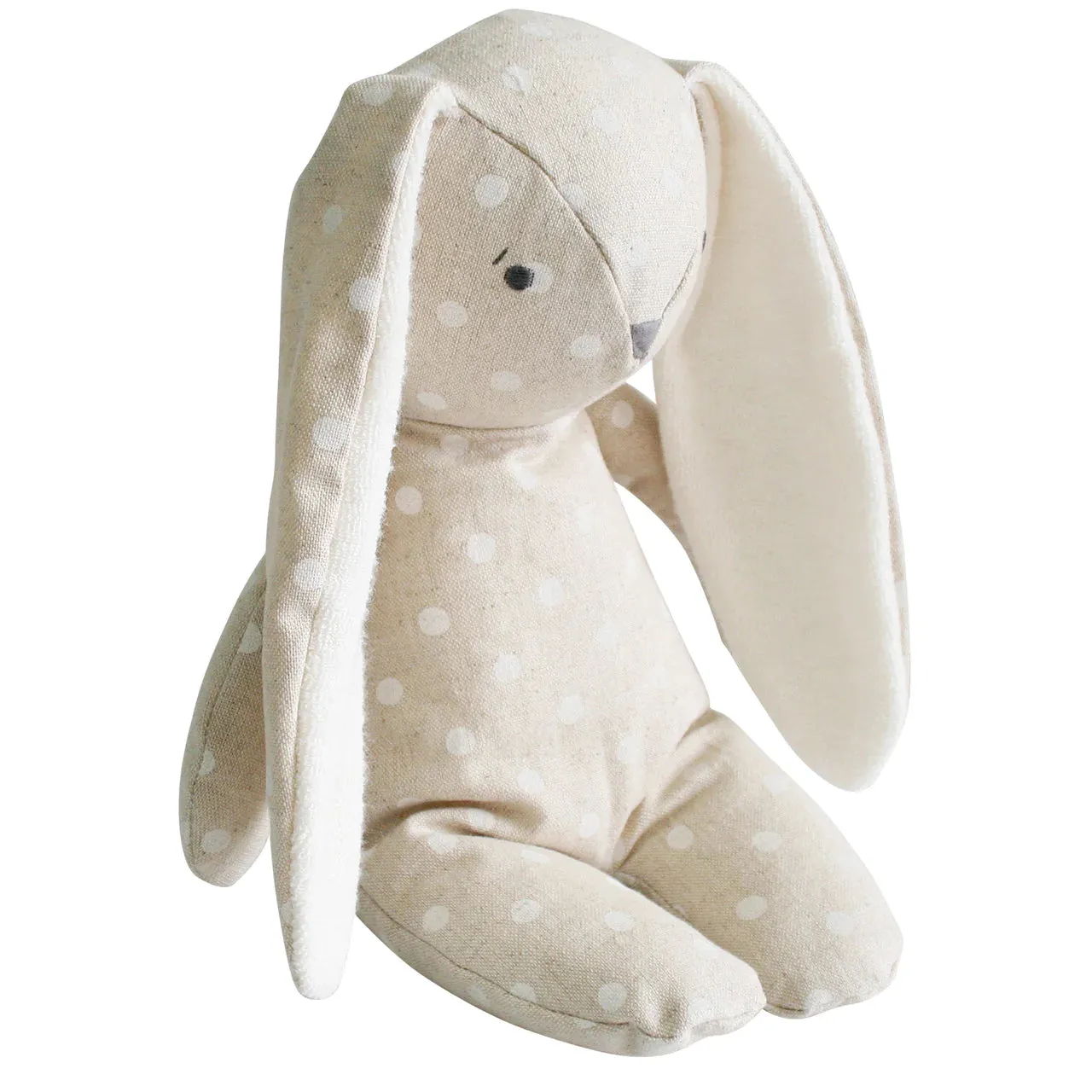 Floppy Bunny Linen 25cm - White Spot