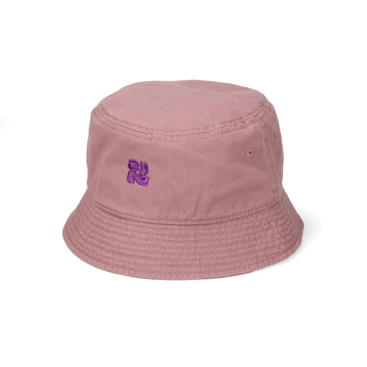 Fluffy Cotton Bucket Hat / MAUVE