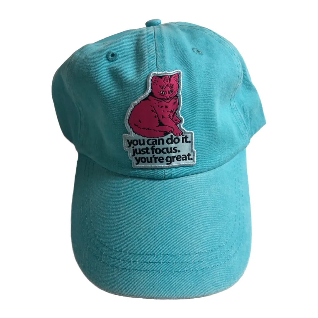 Focus Cat Cap - Aqua