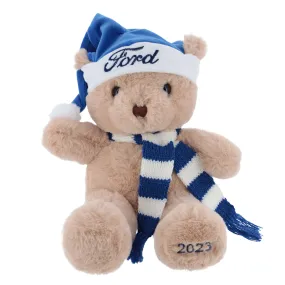 Ford Logo Holiday 2023 Plush Bear