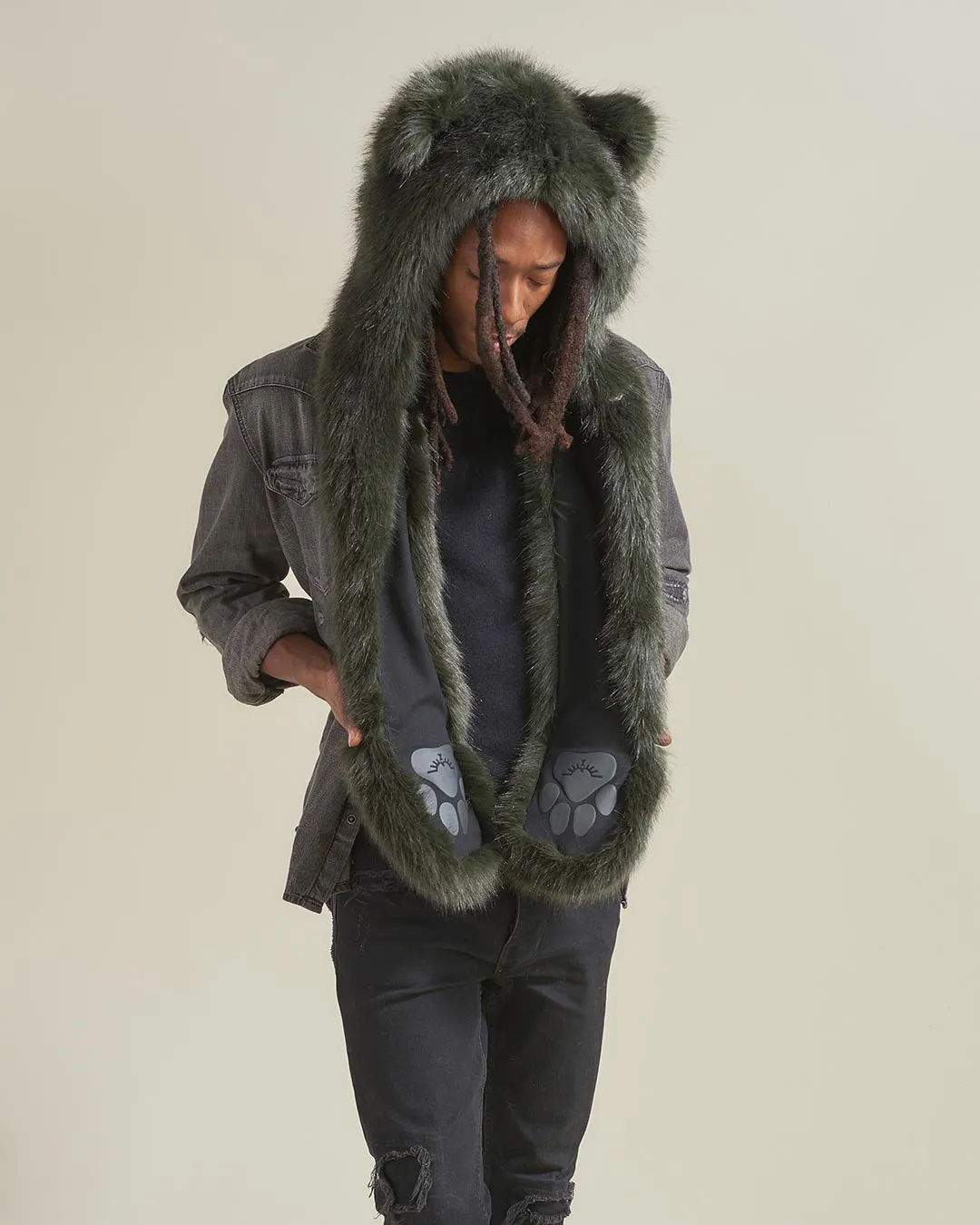 Forest Wolf Luxe Collector Edition Faux Fur Hood | Men's