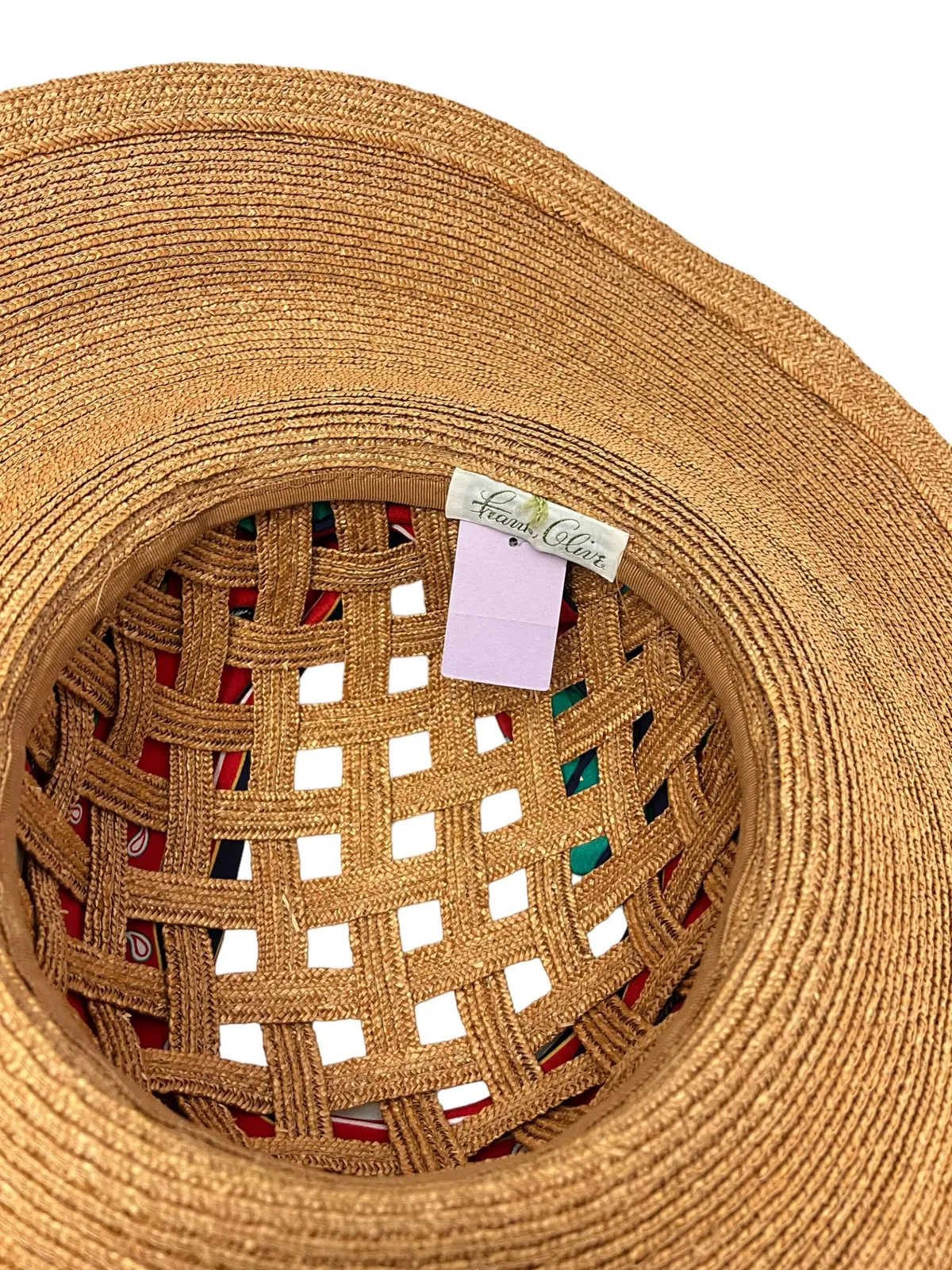 Frank Olive Straw Hat (PREOWNED)