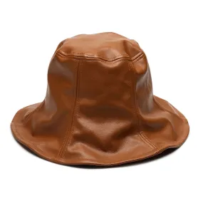 Freddie Leather Tulip Shaped Hat