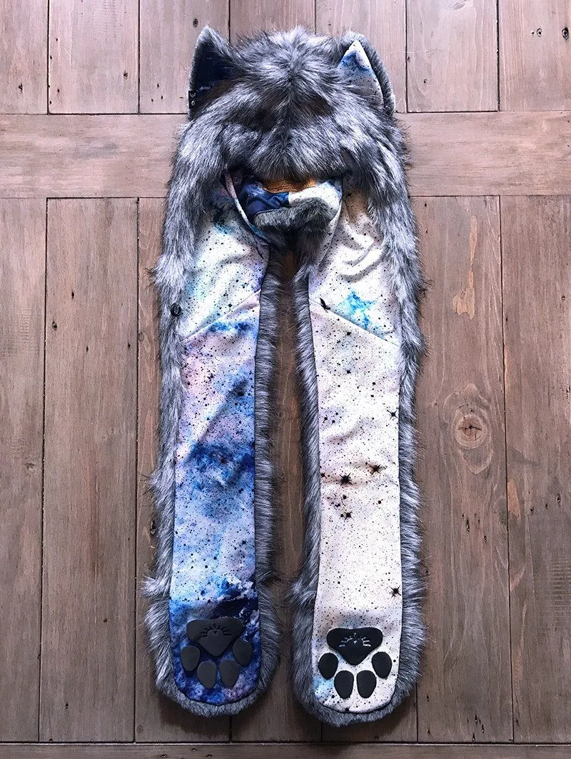 Frosted Inverse Galaxy Fox Collector SpiritHood