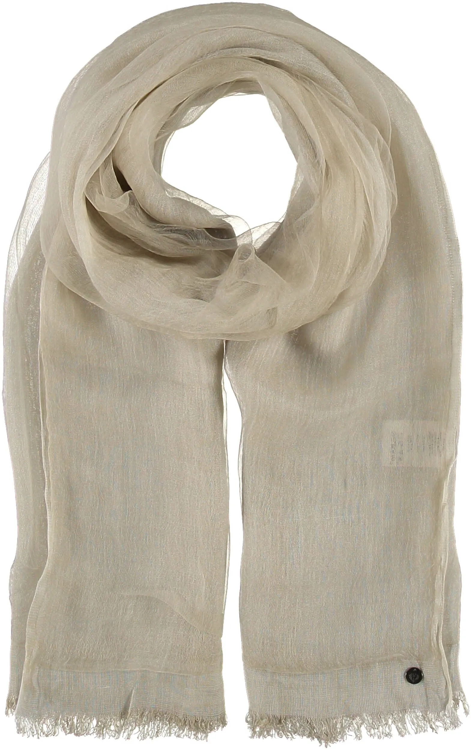 GAUZY SILK WRAP/SCARF - Off White