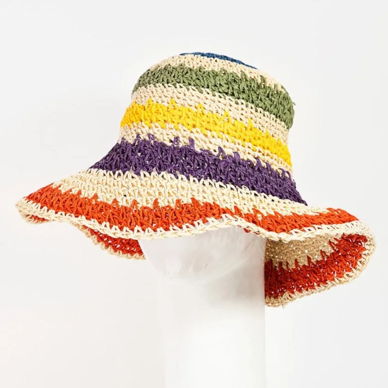 GENTILLY HAT/MMT8603 Ivory Multi