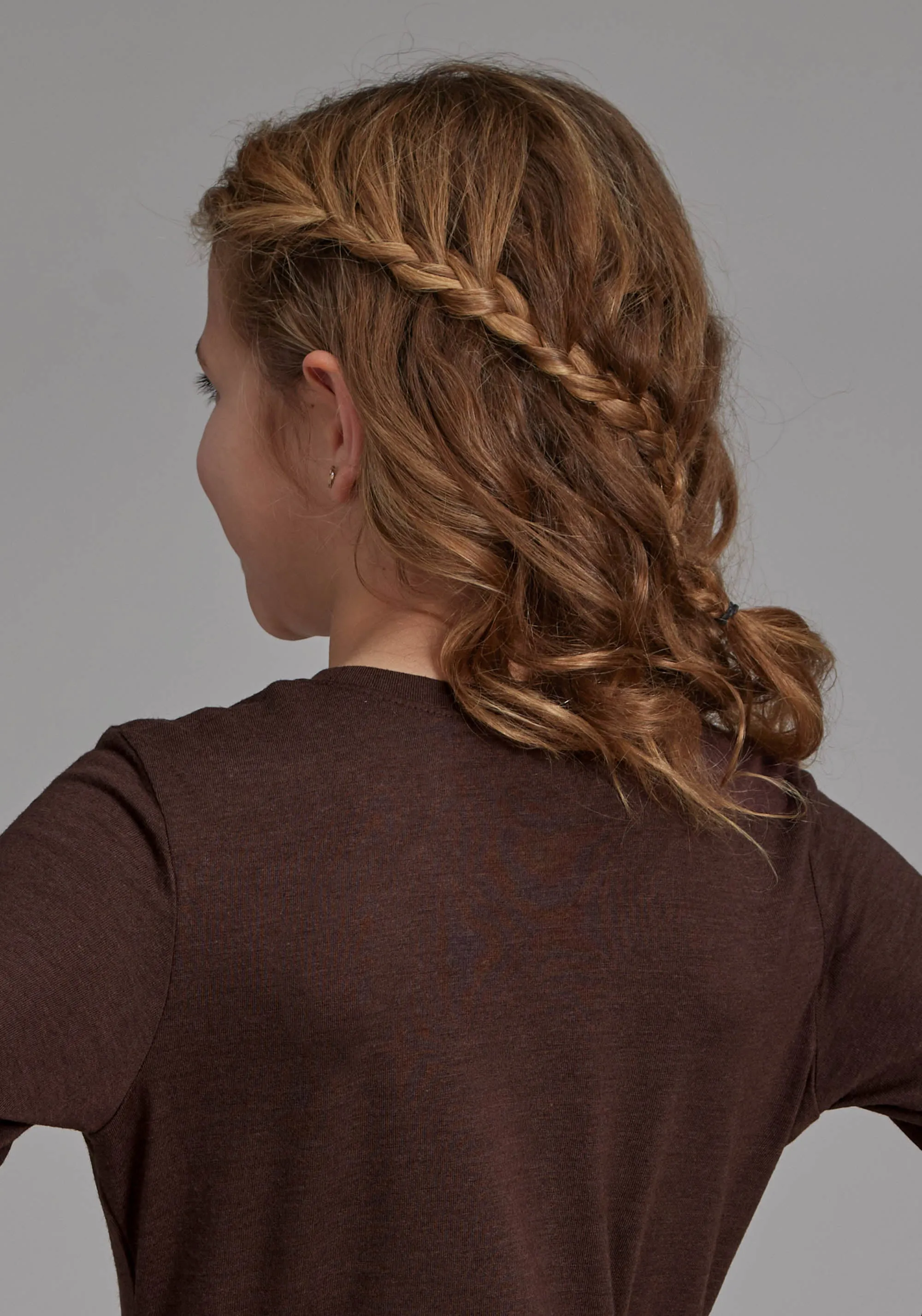 Girl's Roper Chocolate Brown Jersey Tee