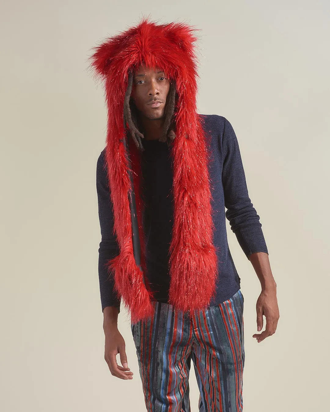 Glitter Love Cat Collector Edition Faux Fur Hood | Men's