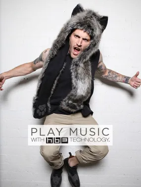 Grey Wolf SpiritHood HB3