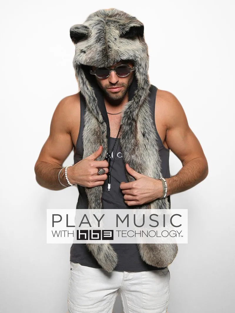 Grey Wolf SpiritHood HB3