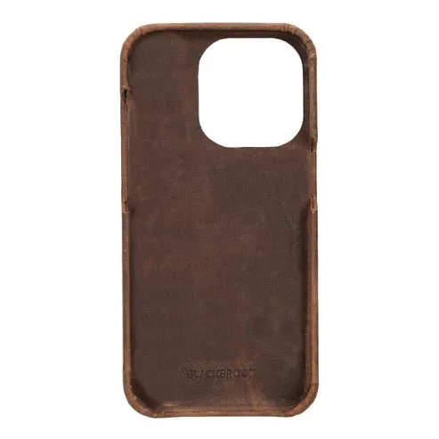 Hartford iPhone 14 PRO Finger Loop Case, Distressed Coffee