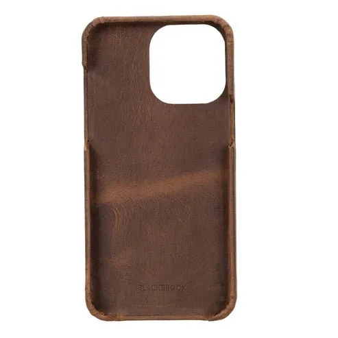 Hartford iPhone 14 Pro Max Finger Loop Case, Distressed Coffee