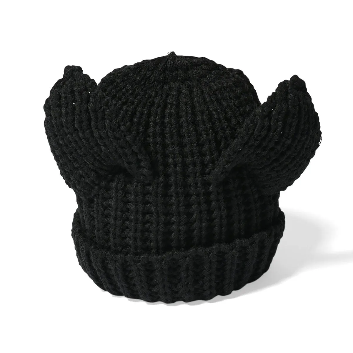 HOMEGAME - CAT KNIT CAP BLACK【HG241404】