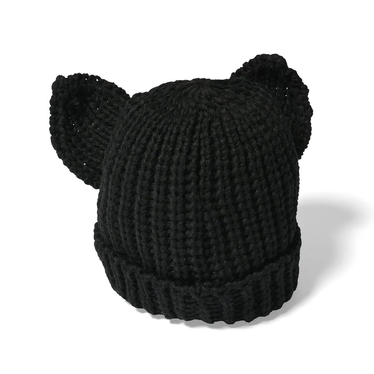 HOMEGAME - CAT KNIT CAP BLACK【HG241404】