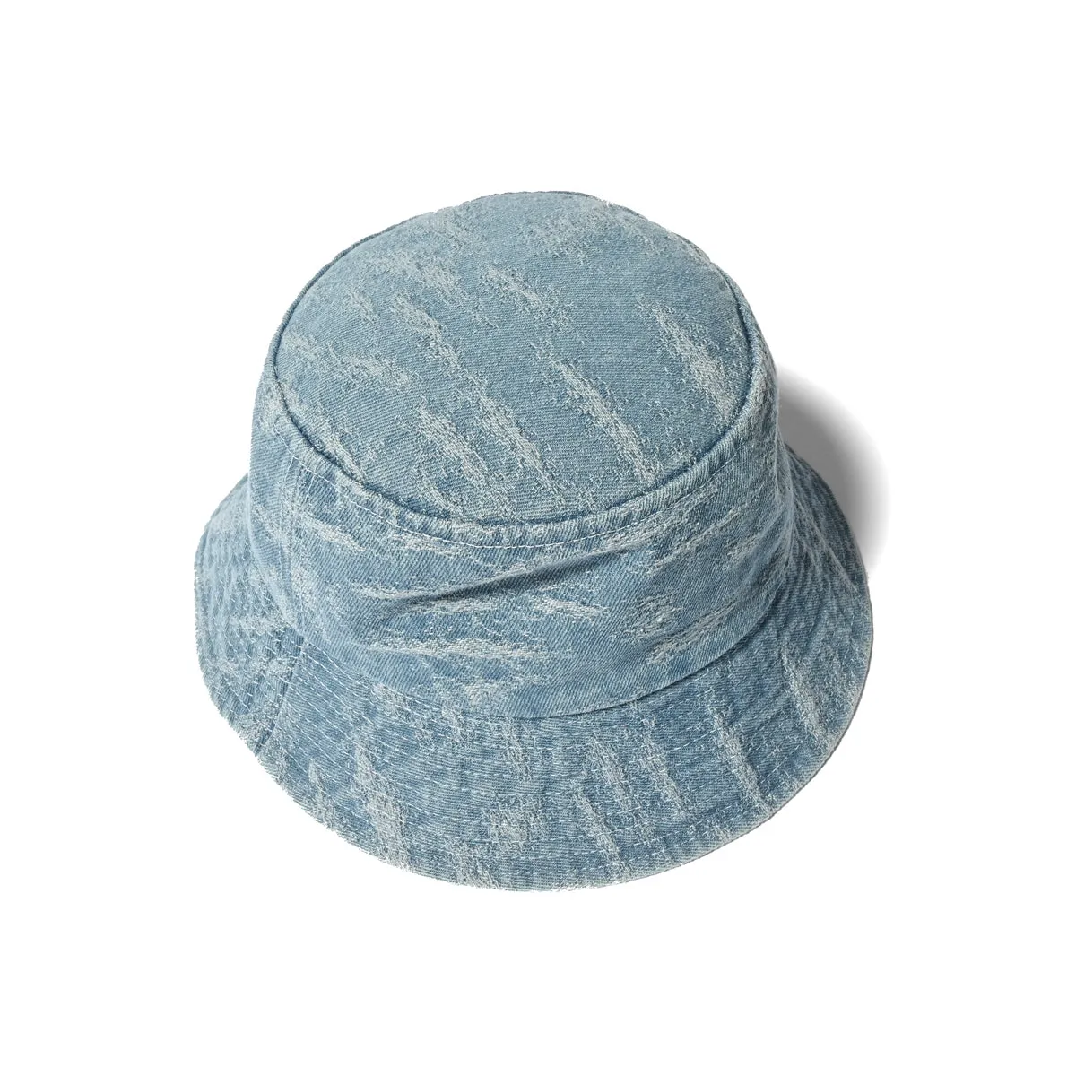 HOMEGAME - DAMAGED DENIM BUCKET HAT【HG241409】