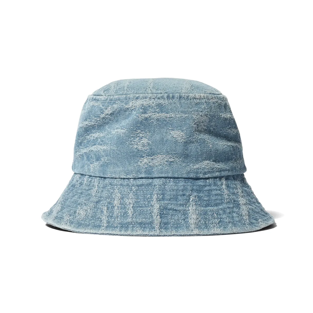 HOMEGAME - DAMAGED DENIM BUCKET HAT【HG241409】