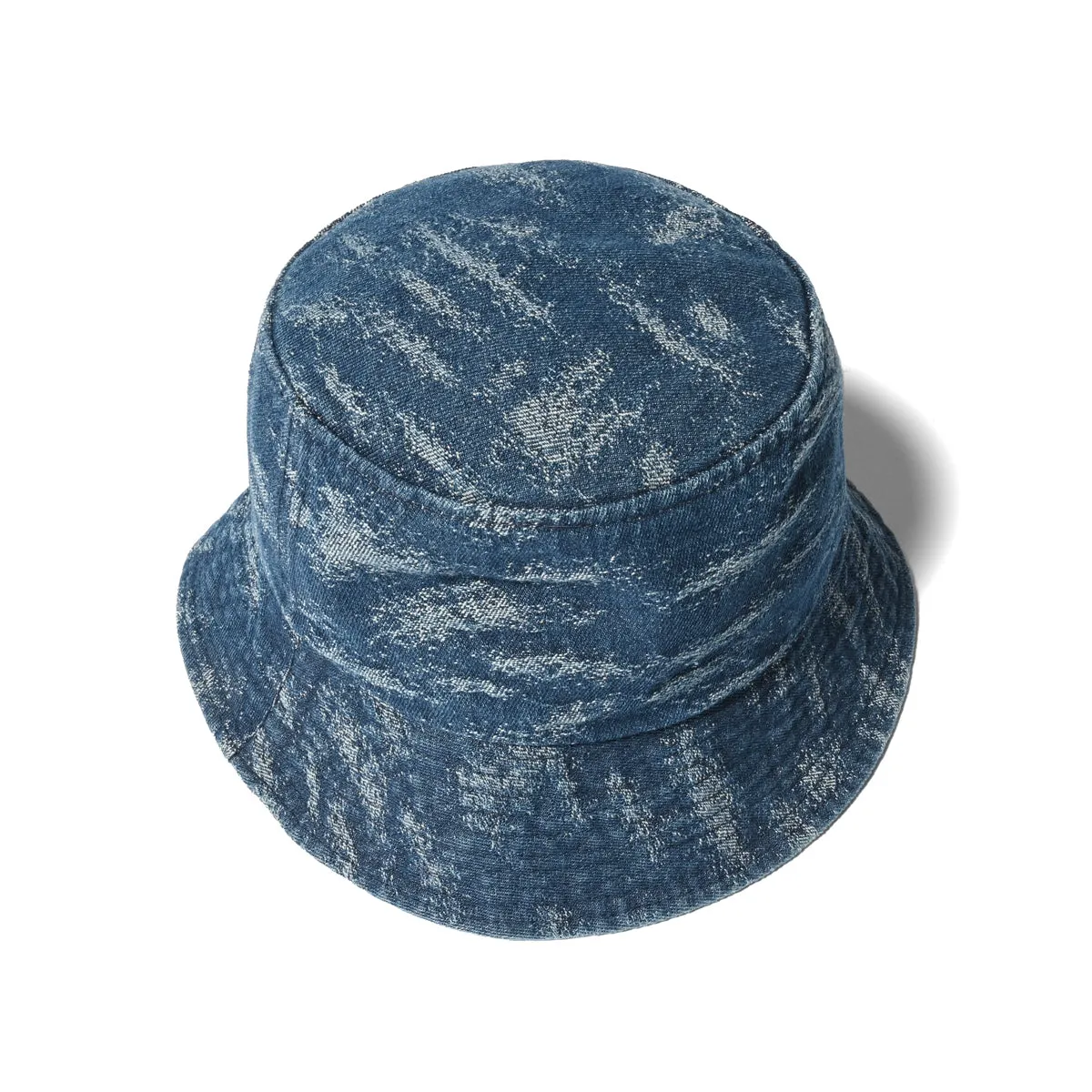 HOMEGAME - DAMAGED DENIM BUCKET HAT【HG241409】