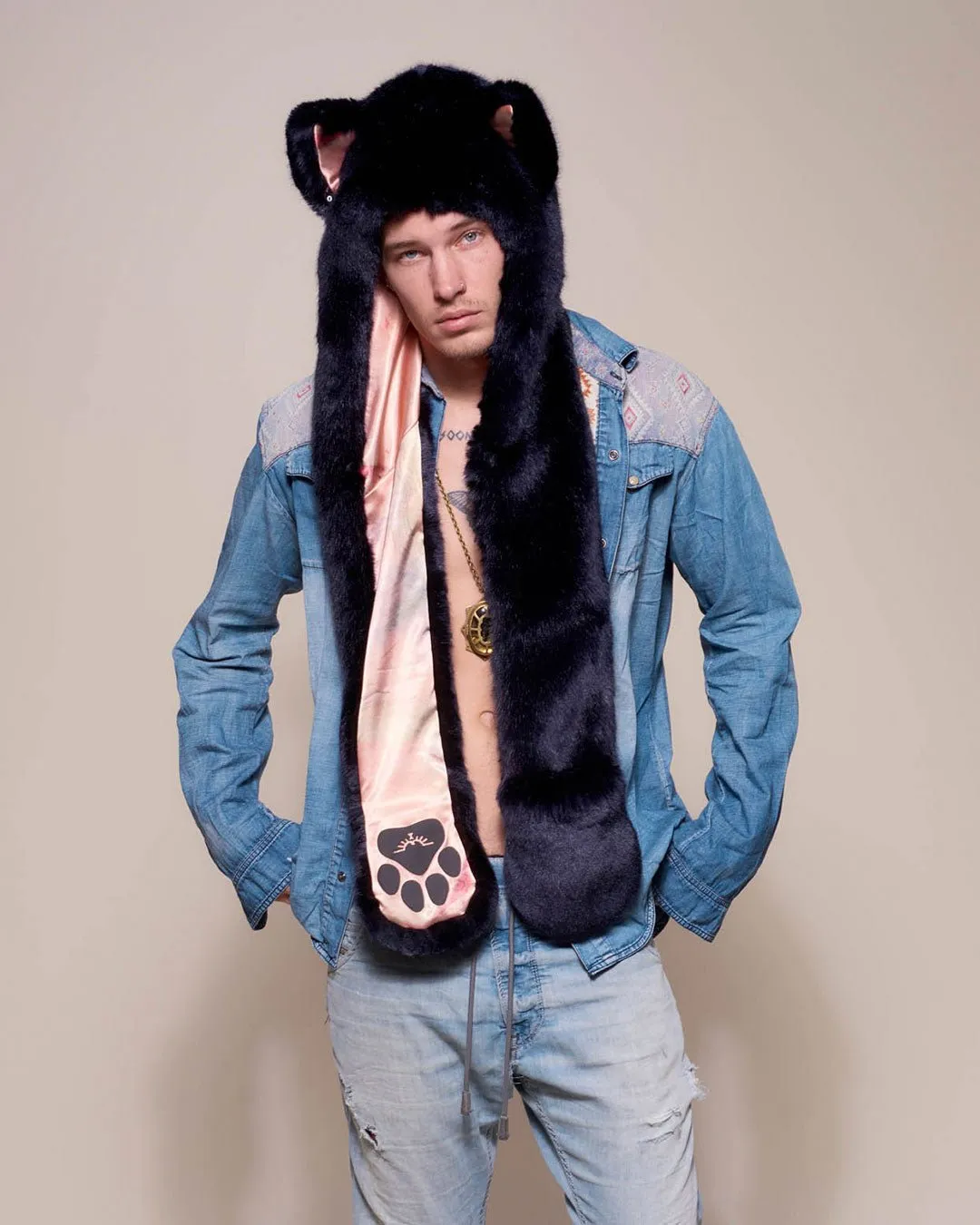 Indigo Wolf Luxe Collector Edition Faux Fur Hood  | Men's