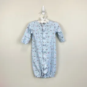 Kissy Kissy Blue Converter Sleep Gown & Floppy Dog Ear Hat Small