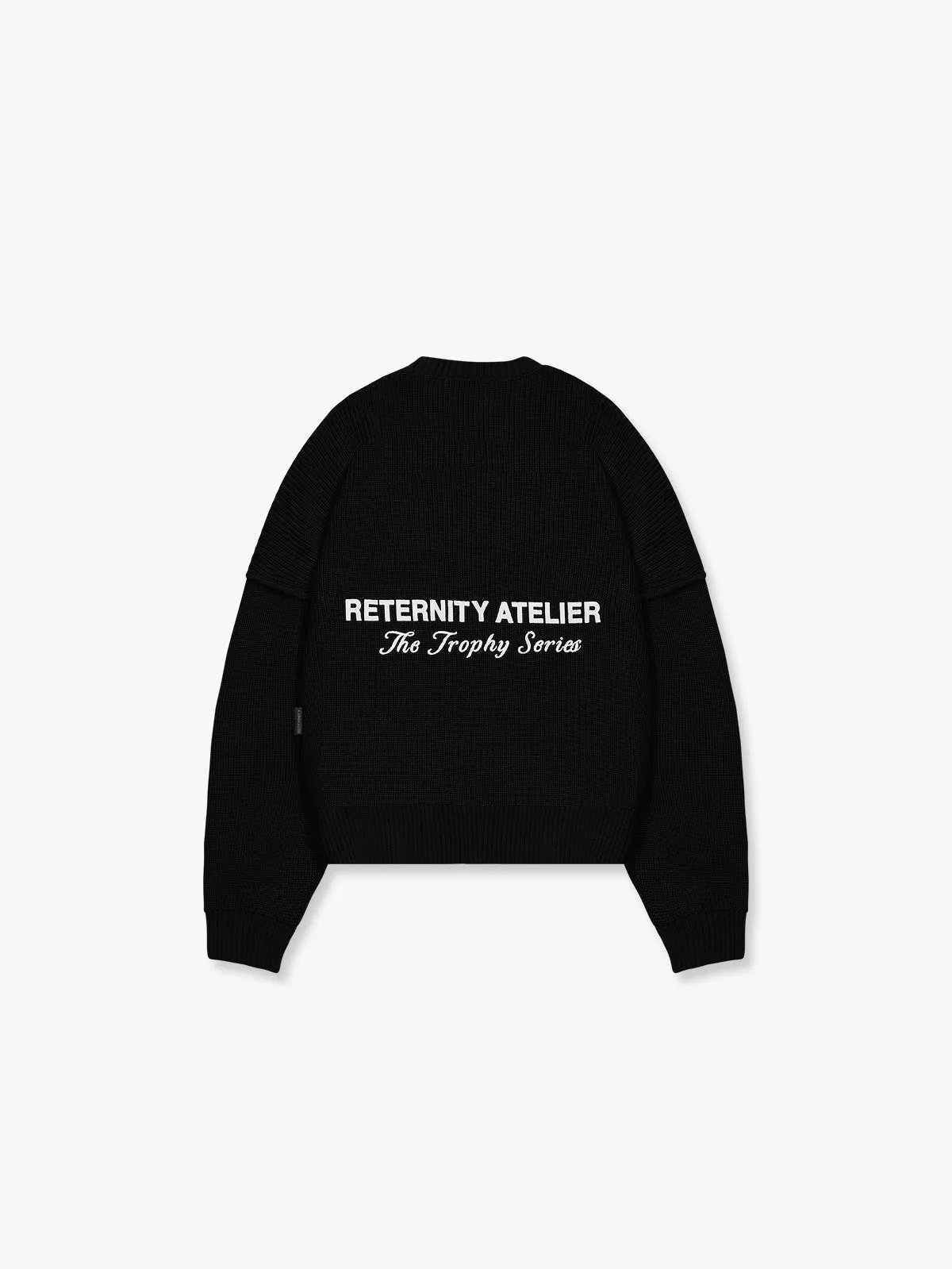 KNIT SWEATER THE TROPHY SERIES - BLACK