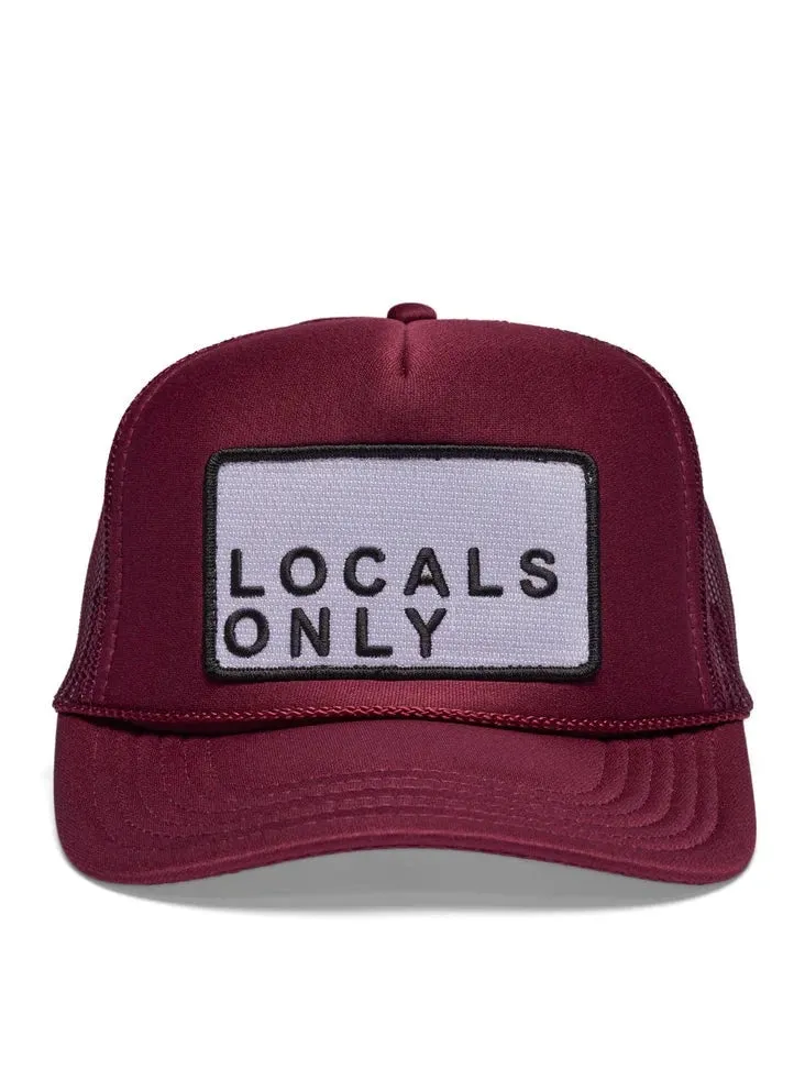 Locals Only Hat Maroon