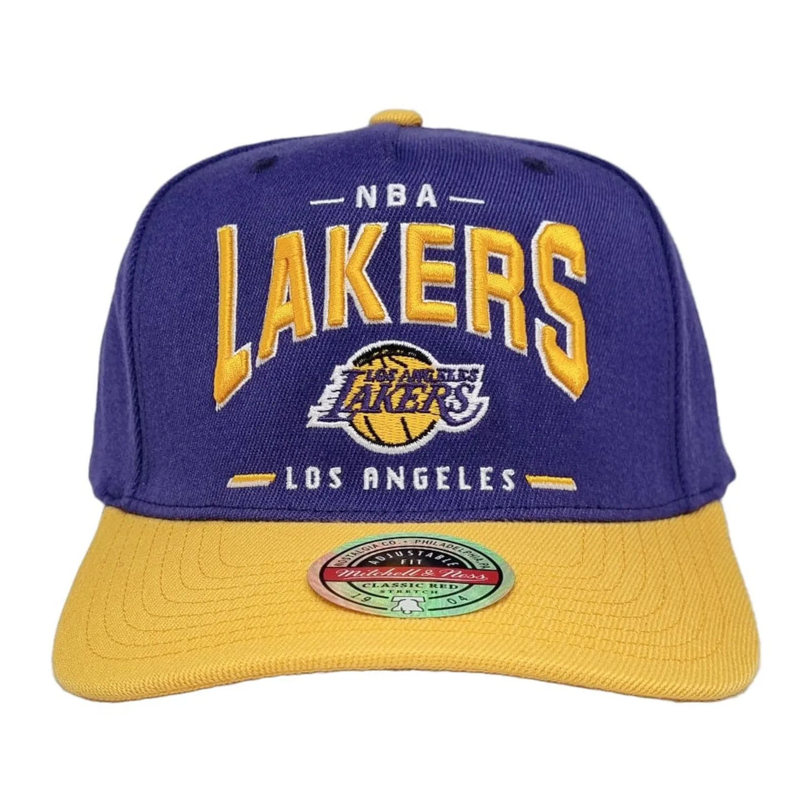 Los Angeles Lakers HEADLINE ARCH Snapback By Mitchell & Ness