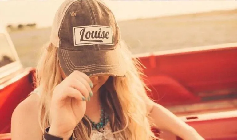 Louise Distressed Trucker Cap