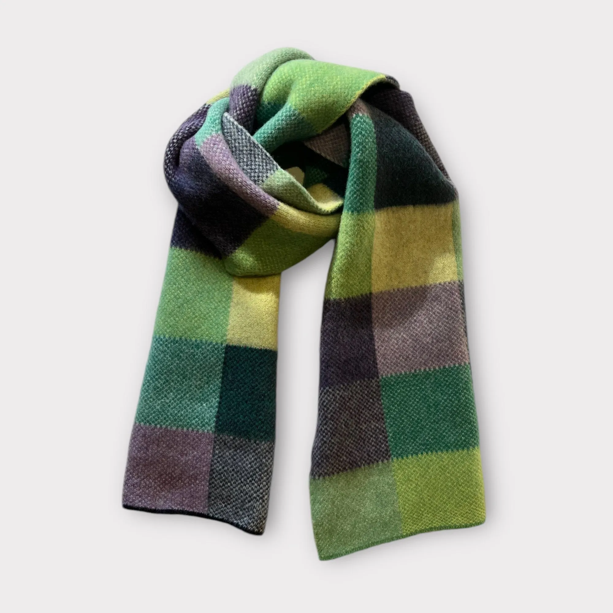 Mackie Gyle Heavyweight Brushed Check Scarf Mutl 2406