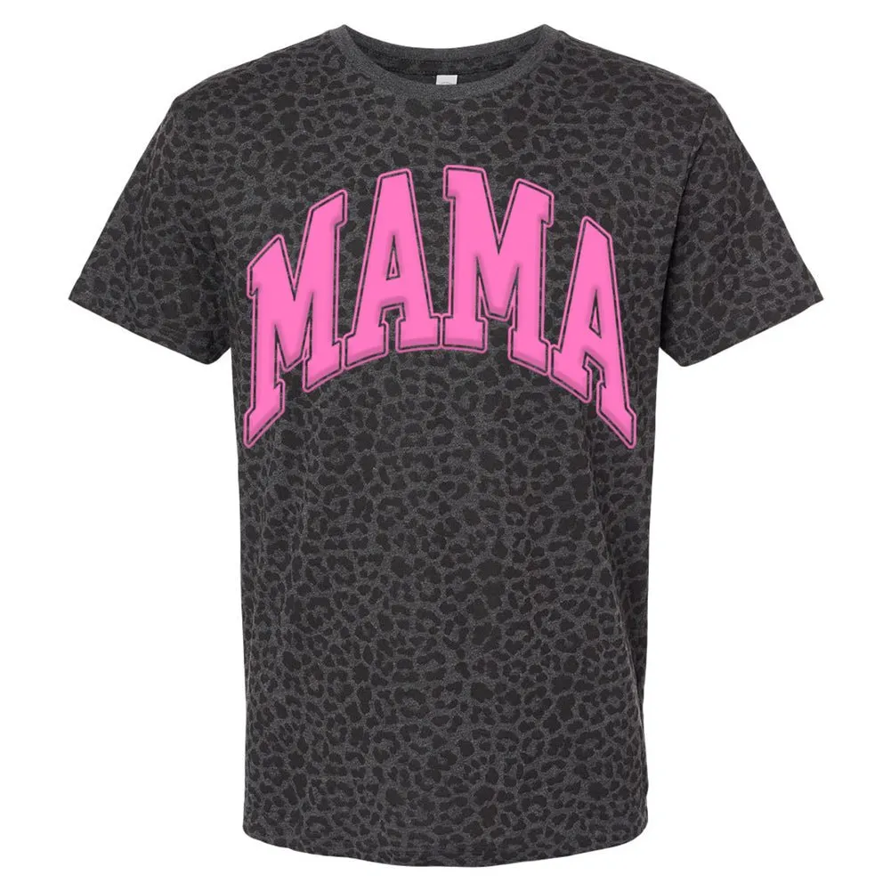 'Mama' PUFF Pattern T-Shirt