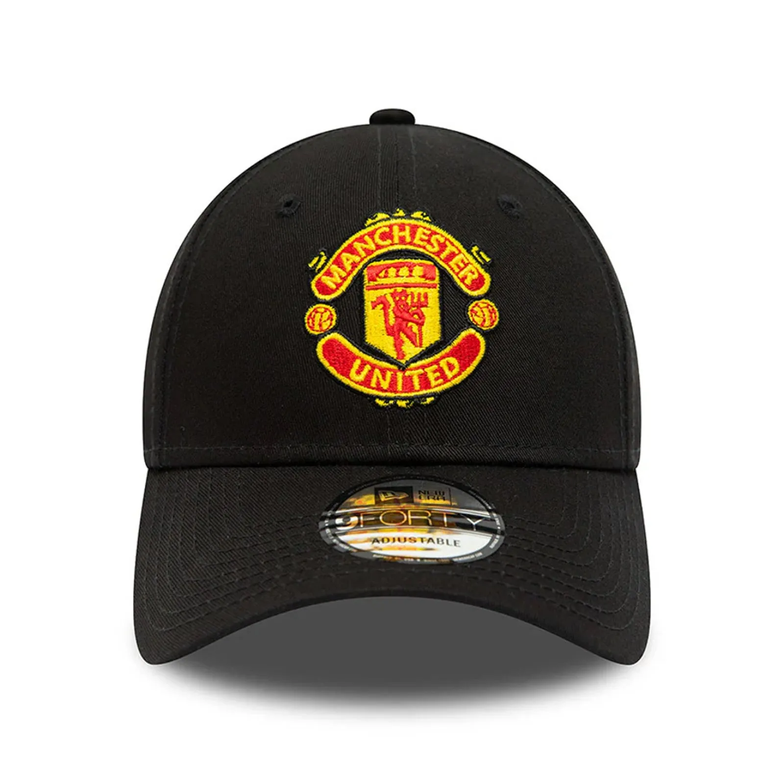 Manchester United Kids Black 9Forty Cap Cloth Strap Adjustable Football (Soccer) By New Era