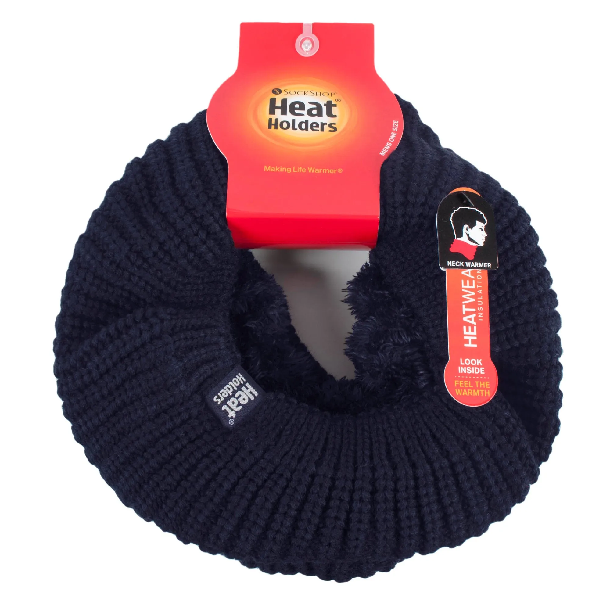 Mens Larvic Neck Warmer - Navy