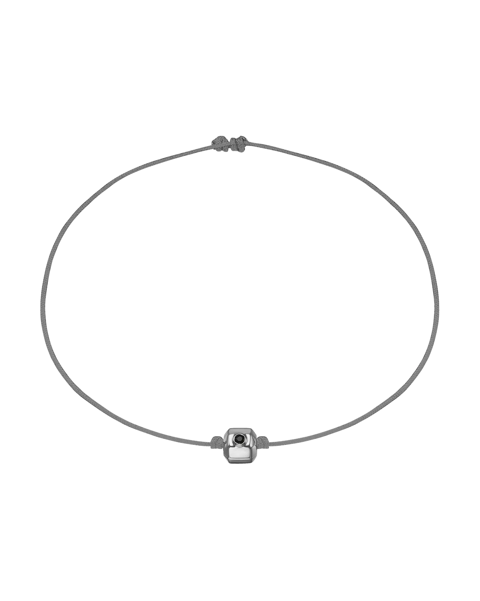 Men's Octo Black Diamond Bracelet - 14K White Gold