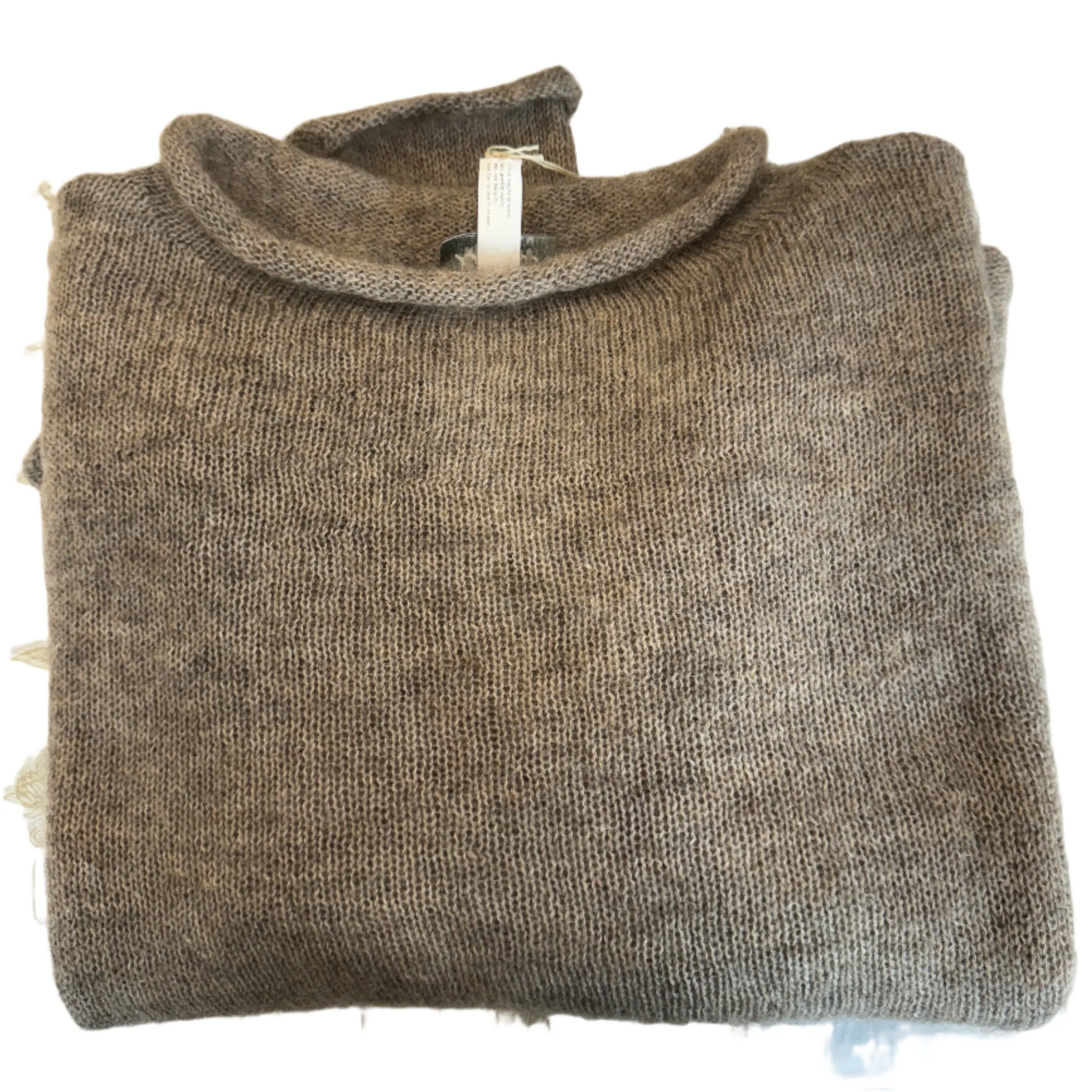 Mohair roll neck jumper