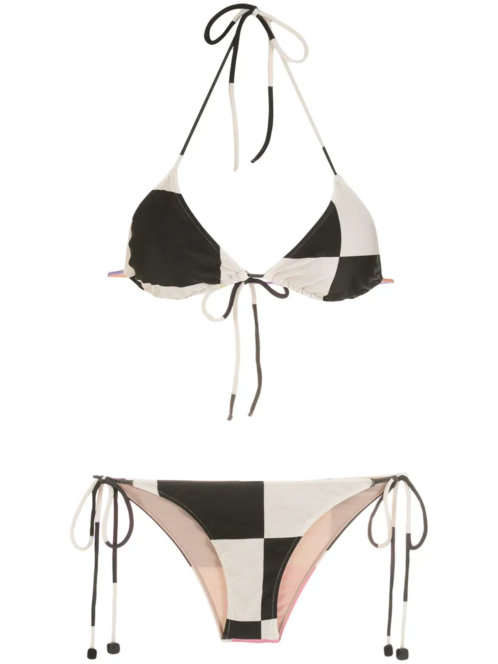 New Age Triangle Bikini With Side Ties