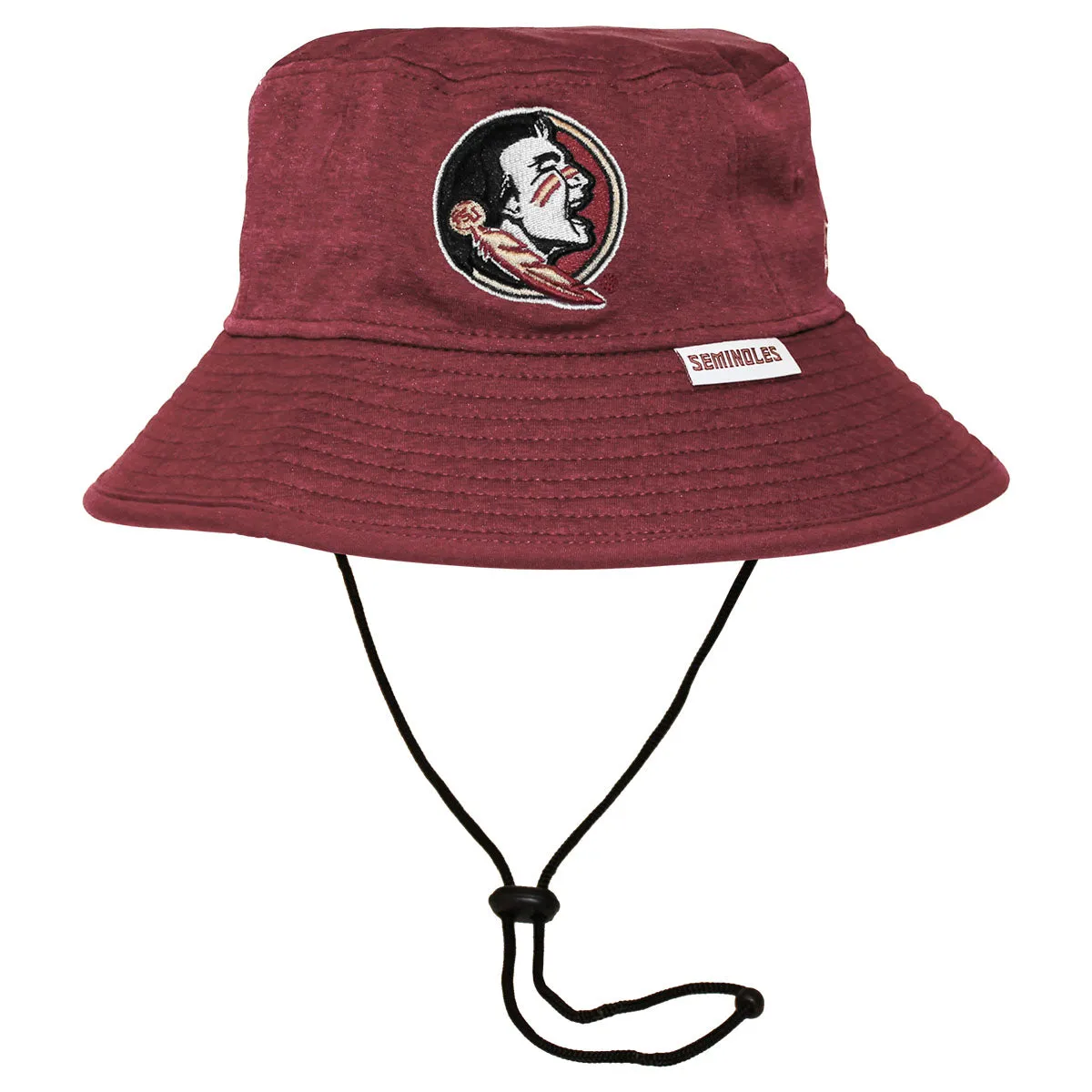 New Era Seminole Logo Bucket Hat - Garnet