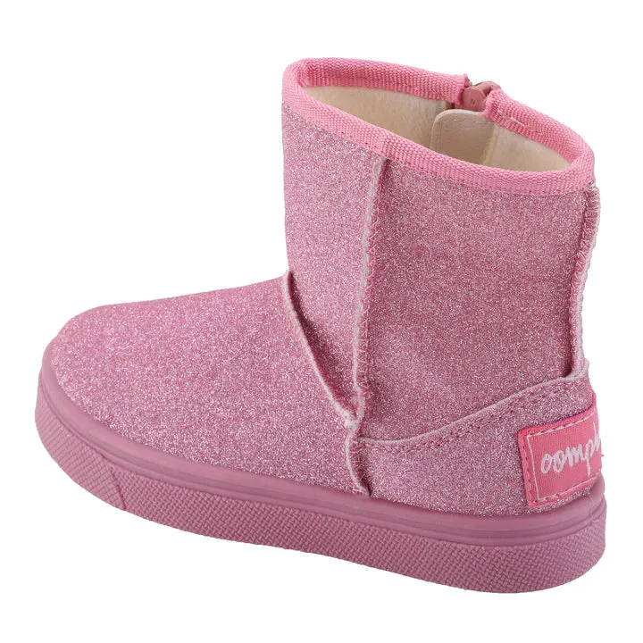 Oomphies Frost Pink Glitter Boot