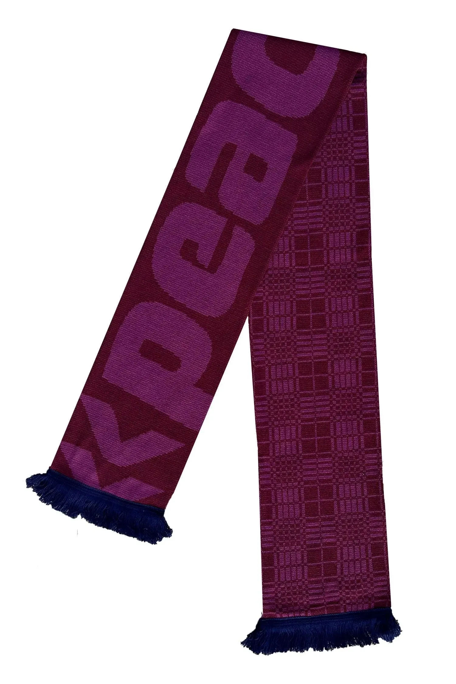 Peachy FC Scarf, Plum Navy