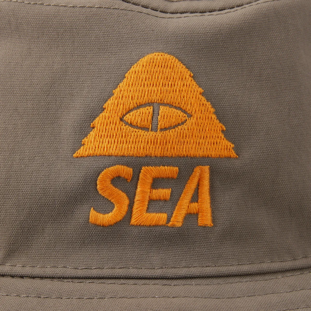 POLeR x WDS FIELD BUCKET HAT / SEA_BROWN